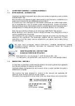 Preview for 3 page of MAR PLAST SPA E-SKIN 923 Use And Maintenance Manual