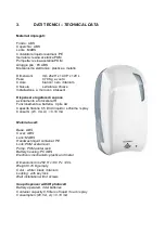 Preview for 5 page of MAR PLAST SPA E-SKIN 923 Use And Maintenance Manual