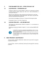 Preview for 11 page of MAR PLAST SPA E-SKIN 923 Use And Maintenance Manual