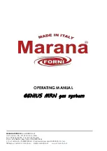 MARANA Forni GENIUS MRN Operating Manual preview