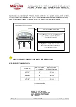 Preview for 5 page of MARANA Forni ROTOFORNO CLASSICO MF110 DXCT Installation And Operation Manual