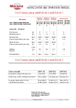 Preview for 8 page of MARANA Forni ROTOFORNO CLASSICO MF110 DXCT Installation And Operation Manual