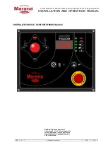 Preview for 13 page of MARANA Forni ROTOFORNO CLASSICO MF110 DXCT Installation And Operation Manual