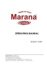 Preview for 1 page of MARANA Forni SU&GIU 110 Operating Manual