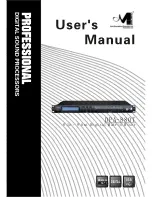 Marani DPA-880T User Manual preview