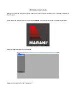 Marani LPP260A Quick User Manual preview