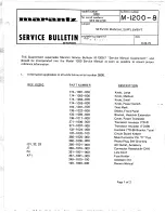 Предварительный просмотр 33 страницы Marantz 1200 Service Manual