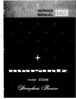 Marantz 2220B Service Manual preview