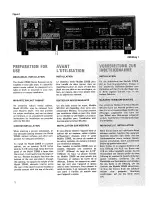 Preview for 7 page of Marantz 2250B Handbook Of Instructions