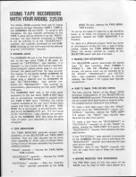 Preview for 15 page of Marantz 2252B Handbook Of Instructions