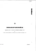 Preview for 21 page of Marantz 3250 Service Manual