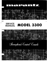 Preview for 1 page of Marantz 3300 Service Manual