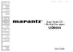 Marantz 541110297226M (French) Manuel D'Utilisation preview