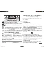 Preview for 2 page of Marantz 541110307024M User Manual