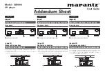 Preview for 10 page of Marantz 541110510028M (French) Manuel D'Utilisation