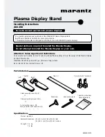 Предварительный просмотр 1 страницы Marantz AS4250 User Manual