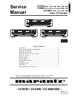 Marantz CC-4000 OSE Service Manual preview