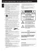 Предварительный просмотр 3 страницы Marantz CC-67 User Manual