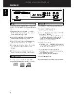 Preview for 8 page of Marantz CD-5000 User Manual