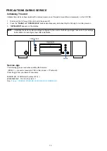 Предварительный просмотр 10 страницы Marantz CD5005 Service Manual