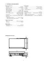 Предварительный просмотр 3 страницы Marantz CD6002/B Service Manual