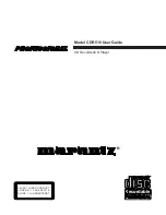 Preview for 1 page of Marantz CDR510 User Manual