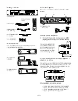 Preview for 9 page of Marantz CDR510 User Manual