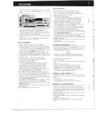 Предварительный просмотр 11 страницы Marantz CDR600 User Manual