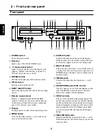 Preview for 8 page of Marantz CDR632 User Manual