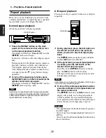 Предварительный просмотр 20 страницы Marantz CDR632 User Manual