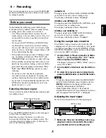 Предварительный просмотр 25 страницы Marantz cdr633 User Manual