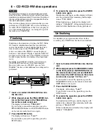 Предварительный просмотр 32 страницы Marantz cdr633 User Manual