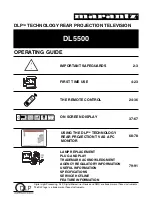 Preview for 1 page of Marantz DL5500 Operating Manual
