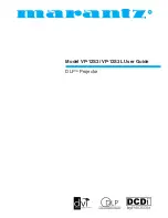 Preview for 1 page of Marantz DLPTM VP-12S3/VP-12S3L User Manual