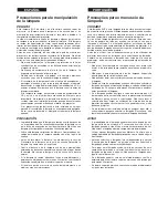 Preview for 5 page of Marantz DLPTM VP-12S3/VP-12S3L User Manual