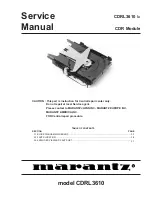 Предварительный просмотр 37 страницы Marantz DR17 Service Manual