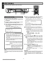 Предварительный просмотр 13 страницы Marantz DR6000 User Manual