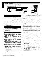 Предварительный просмотр 19 страницы Marantz DR6000 User Manual