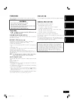 Preview for 3 page of Marantz DV-12S2 User Manual