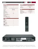 Preview for 2 page of Marantz DV4600 Brochure