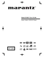 Предварительный просмотр 3 страницы Marantz DV6001 User Manual