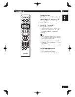 Предварительный просмотр 33 страницы Marantz DV6001 User Manual