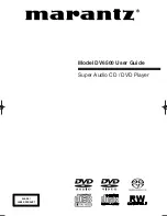 Preview for 1 page of Marantz DV6500 User Manual