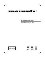 Marantz DV8400 User Manual preview