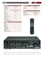 Preview for 2 page of Marantz DV9600 Specifications