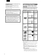 Preview for 2 page of Marantz DVD Player User Manual
