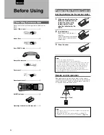 Preview for 6 page of Marantz DVD Player User Manual