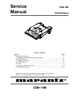 Preview for 27 page of Marantz F1N Service Manual