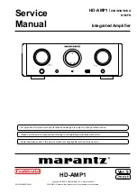 Preview for 1 page of Marantz HD-AMP1/U1B/K1B/FN Service Manual