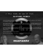 Предварительный просмотр 9 страницы Marantz KI-P EARL SERIES Catalog